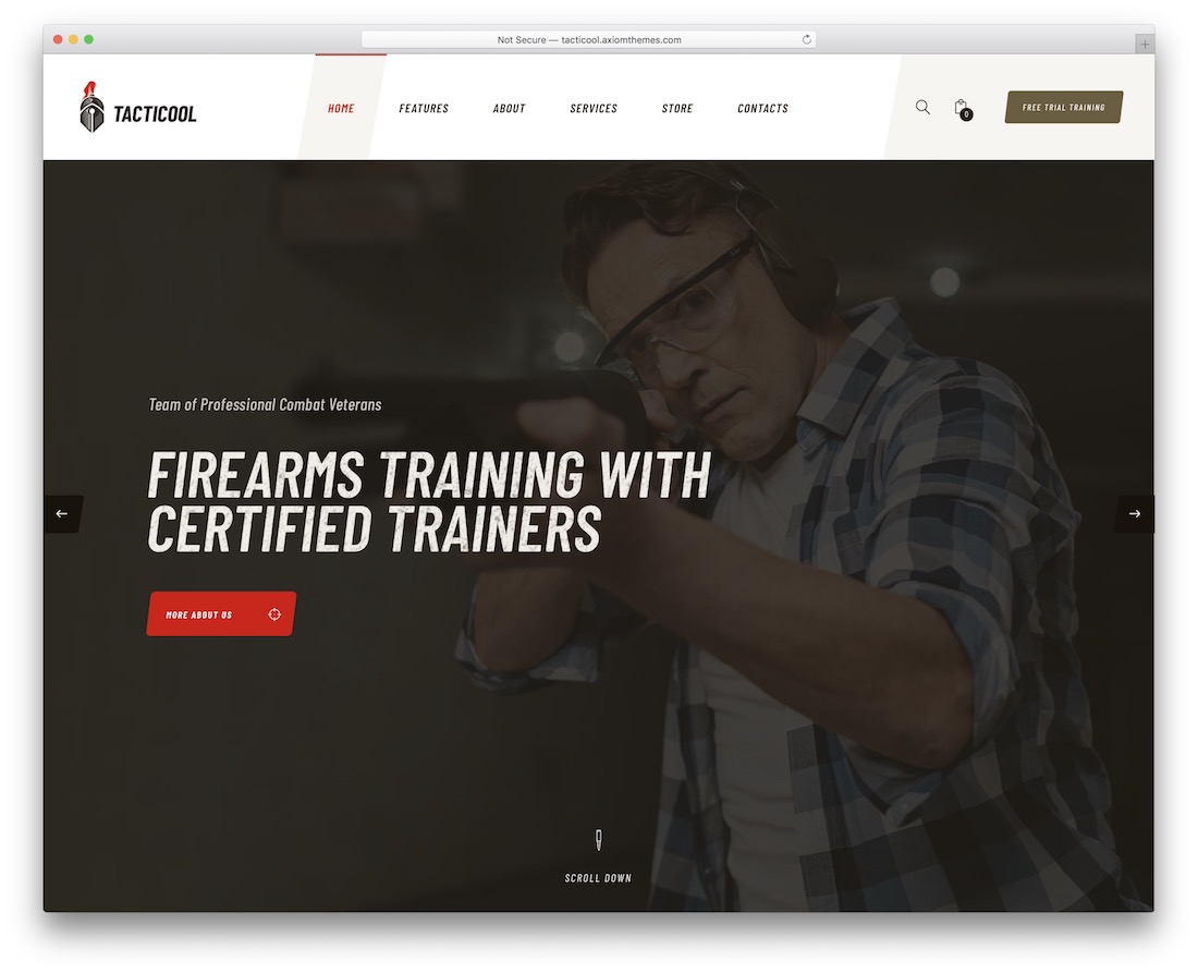 tacticool avcılık wordpress teması.