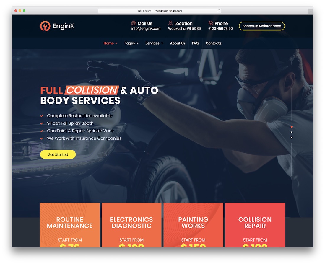 Enginx WordPress-Theme