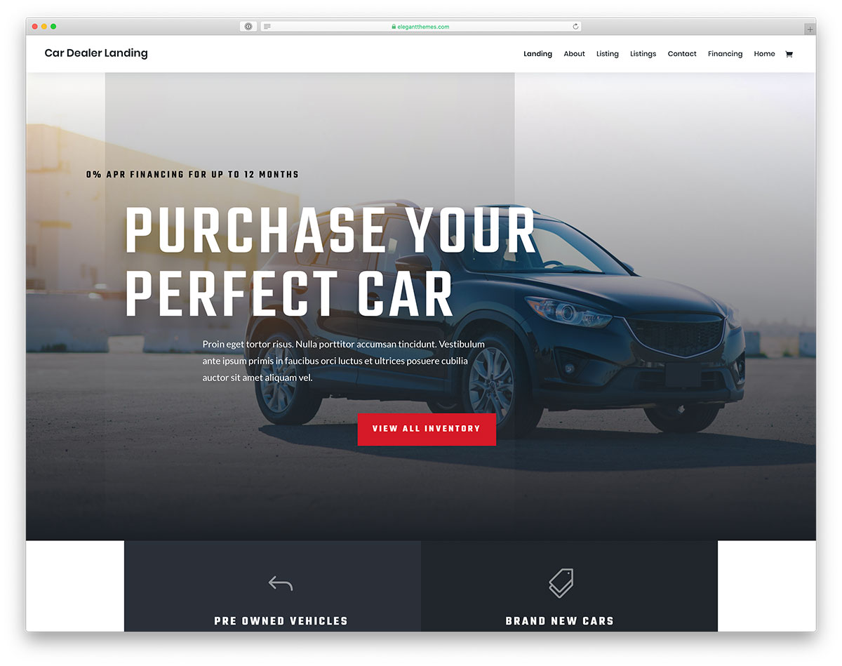 WordPress-Theme für Autos
