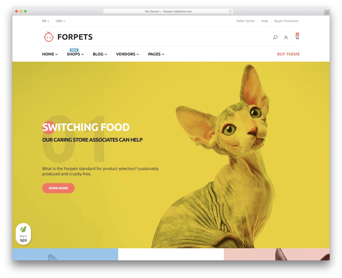 forpets動物のワードプレスのテーマ