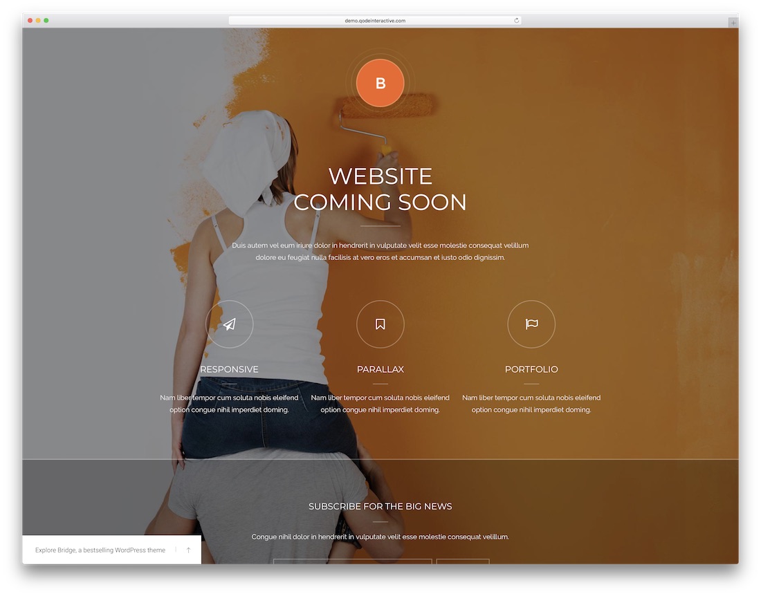 Köprü çok yakında wordpress teması.