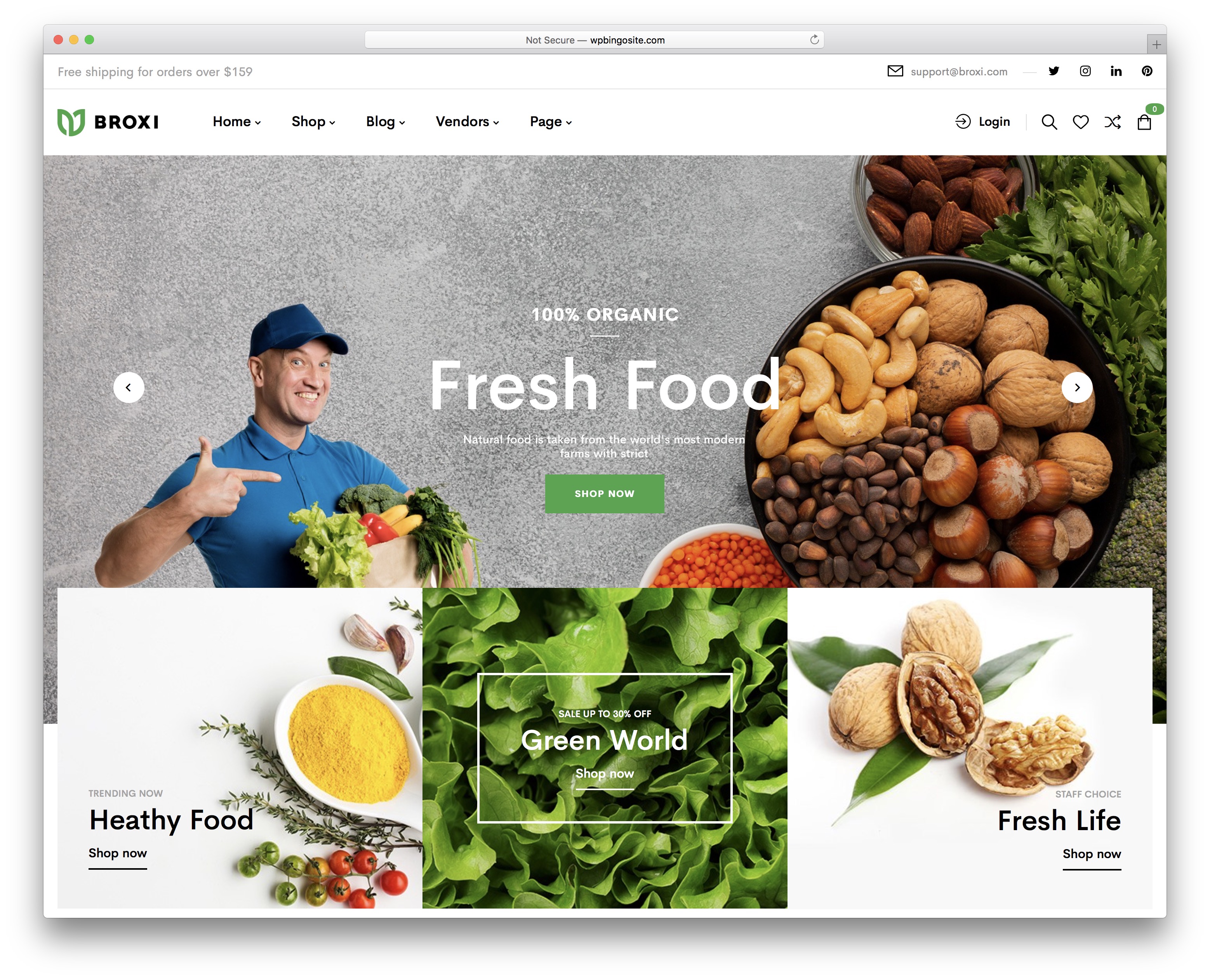 tema wordpress broxi