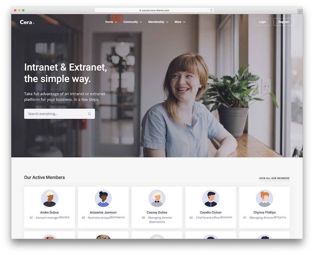 cera nuovo tema wordpress