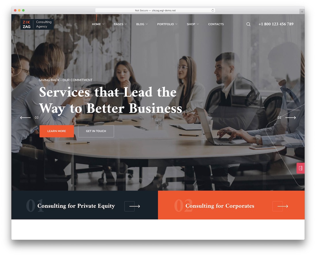 zikzag consulenza tema wordpress