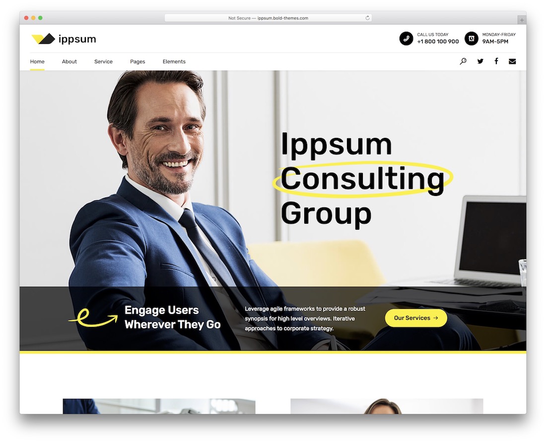 ippsum consulenza tema wordpress