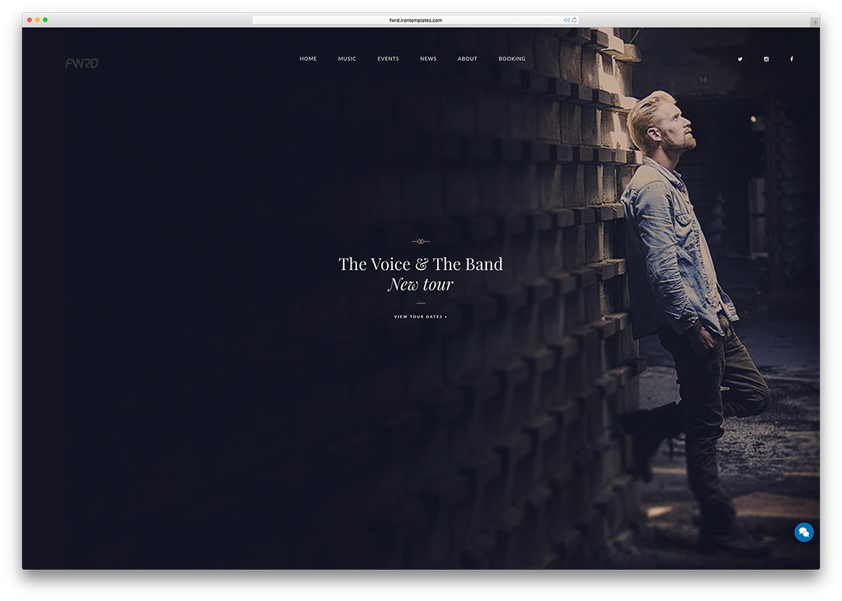 fwrd-müzik-wordpress-teması