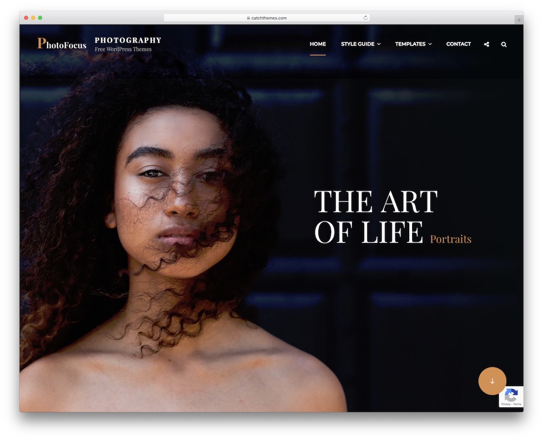 thème wordpress gratuit photofocus