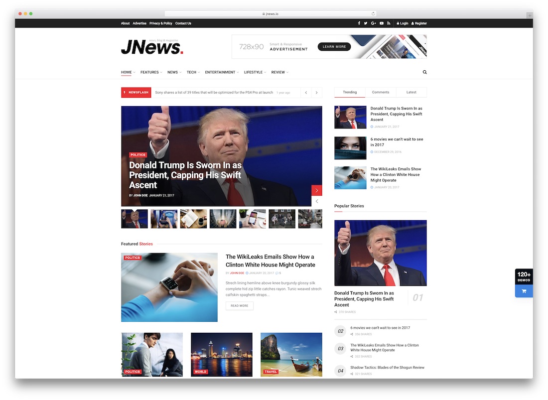 jnewsアンプテーマ