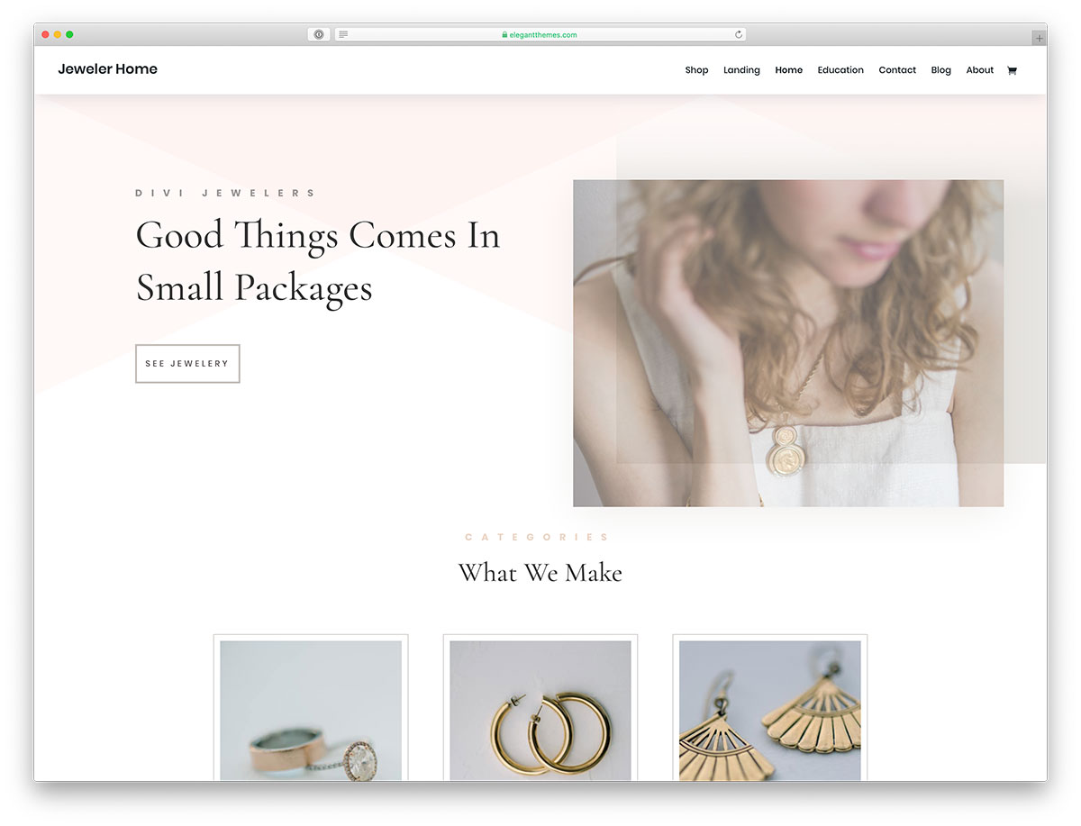 tema WordPress joalheiro