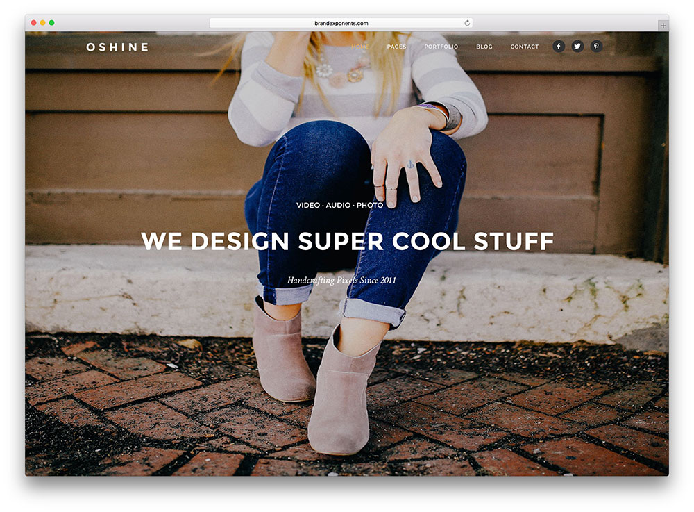 oshine-beautiful-fullscreen-wordpress-theme