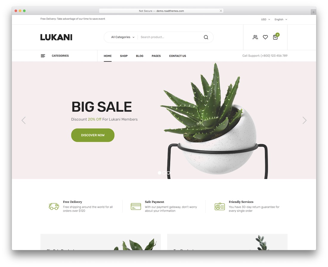 тема WordPress для фермеров lukani