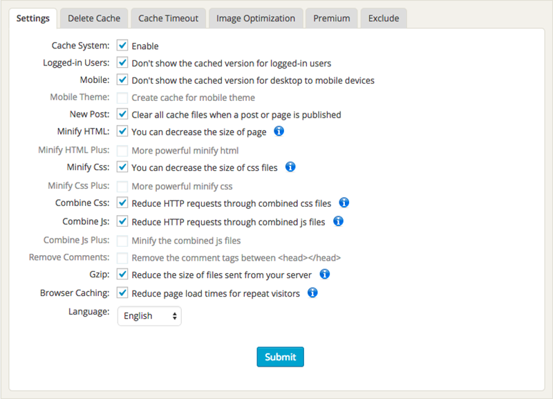 WP Cache Tercepat
