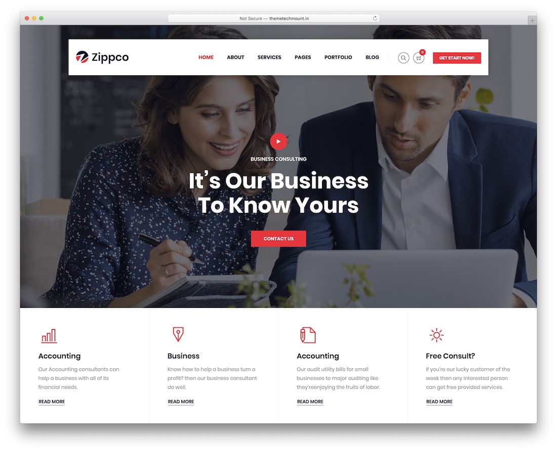 zippco wordpress asuransi tema