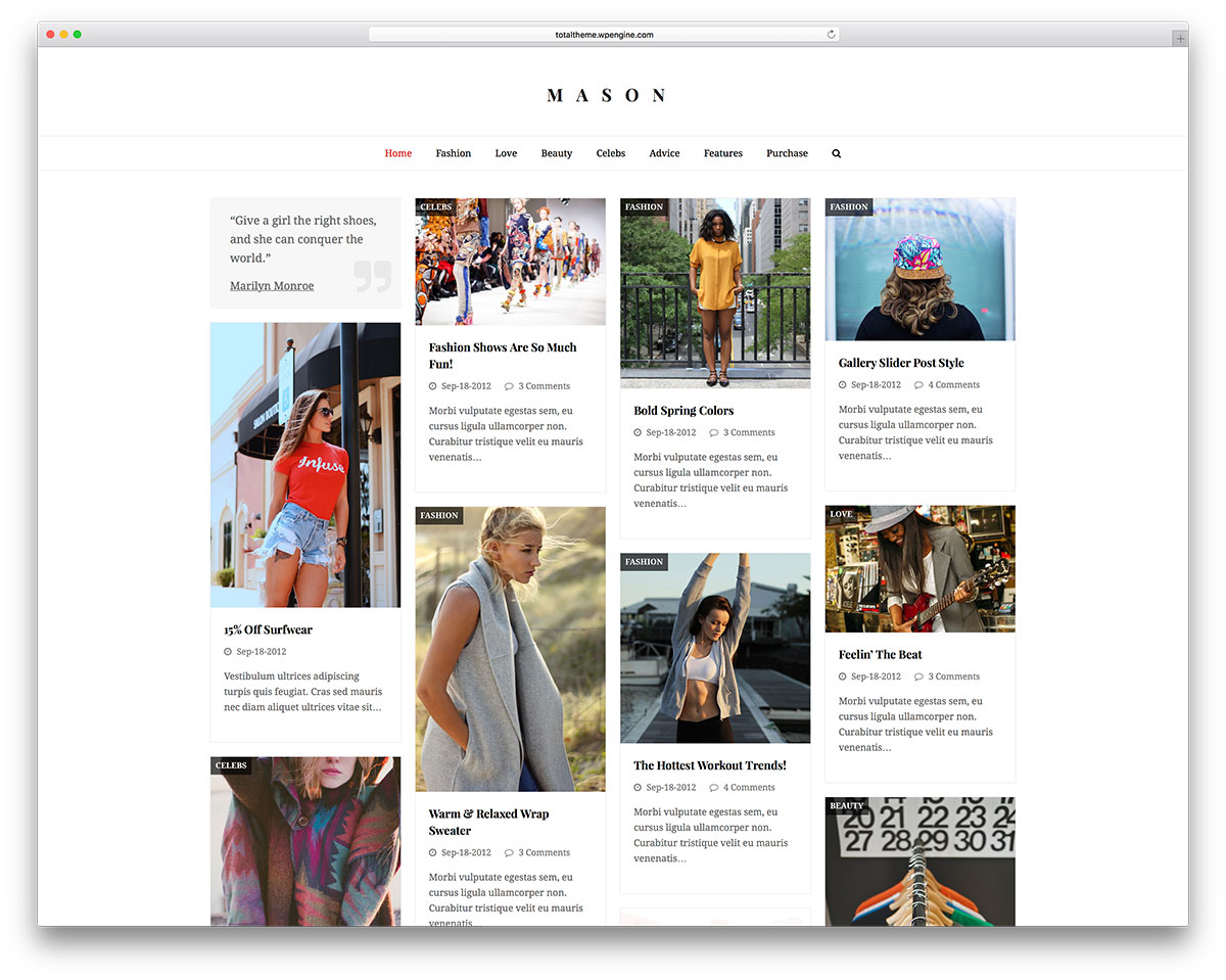 total-minimal-wordpress-grid-tema
