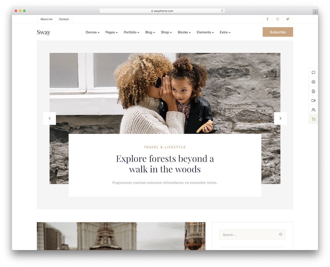 tema wordpress blog pribadi bergoyang