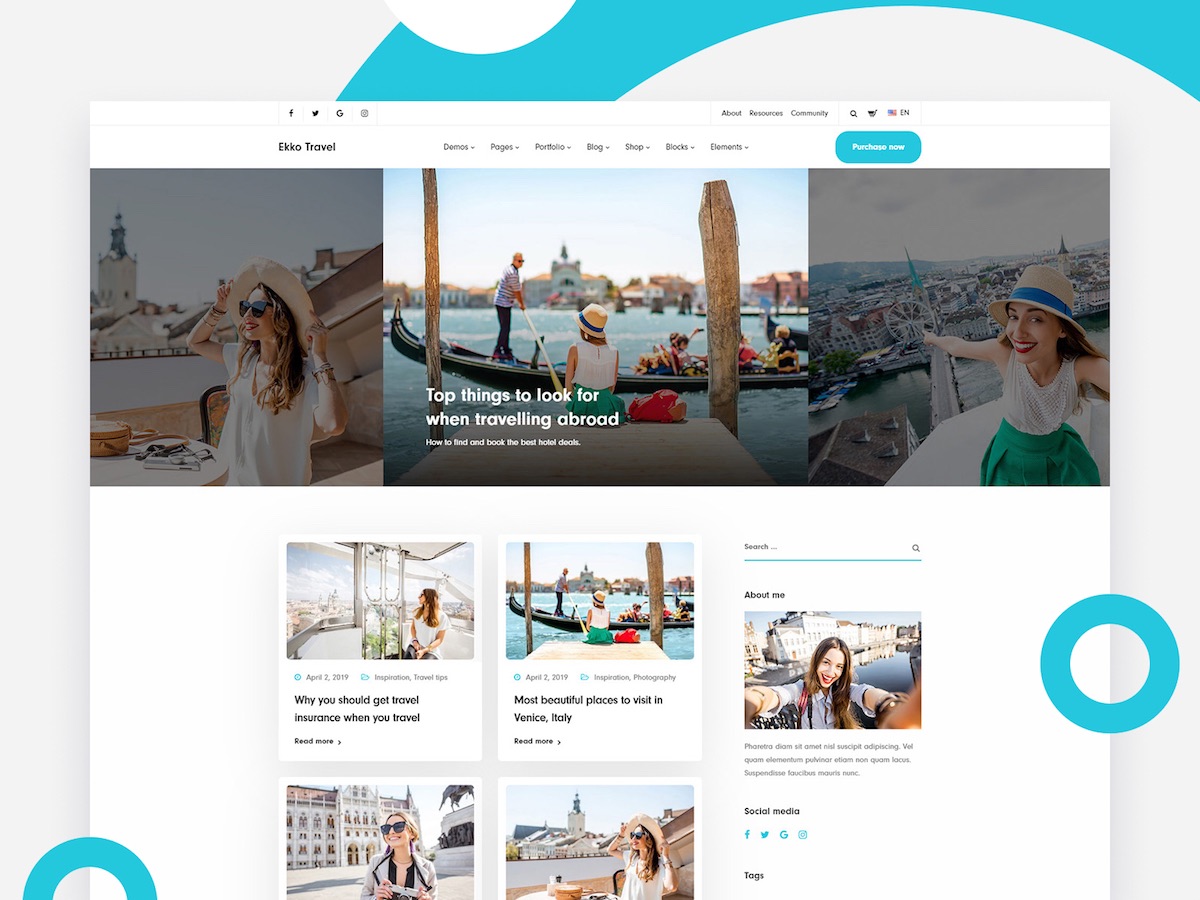 tema wordpress blog pribadi ekko