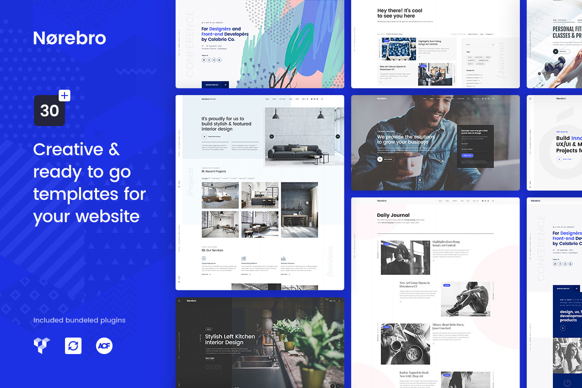 tema wordpress blog pribadi norebro