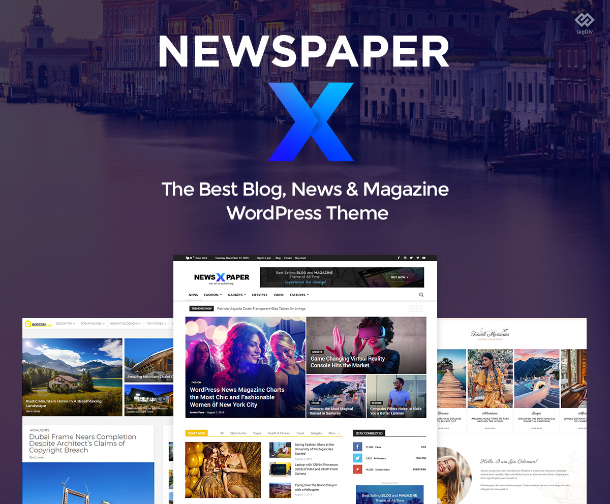 tema blog WordPress