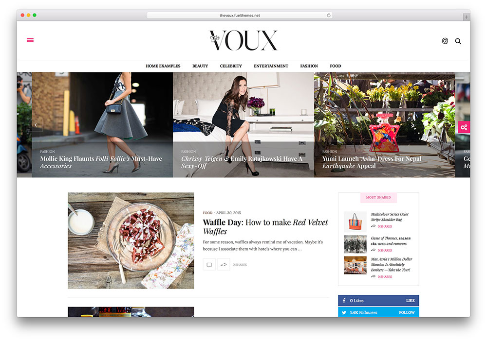 tema majalah klan voux