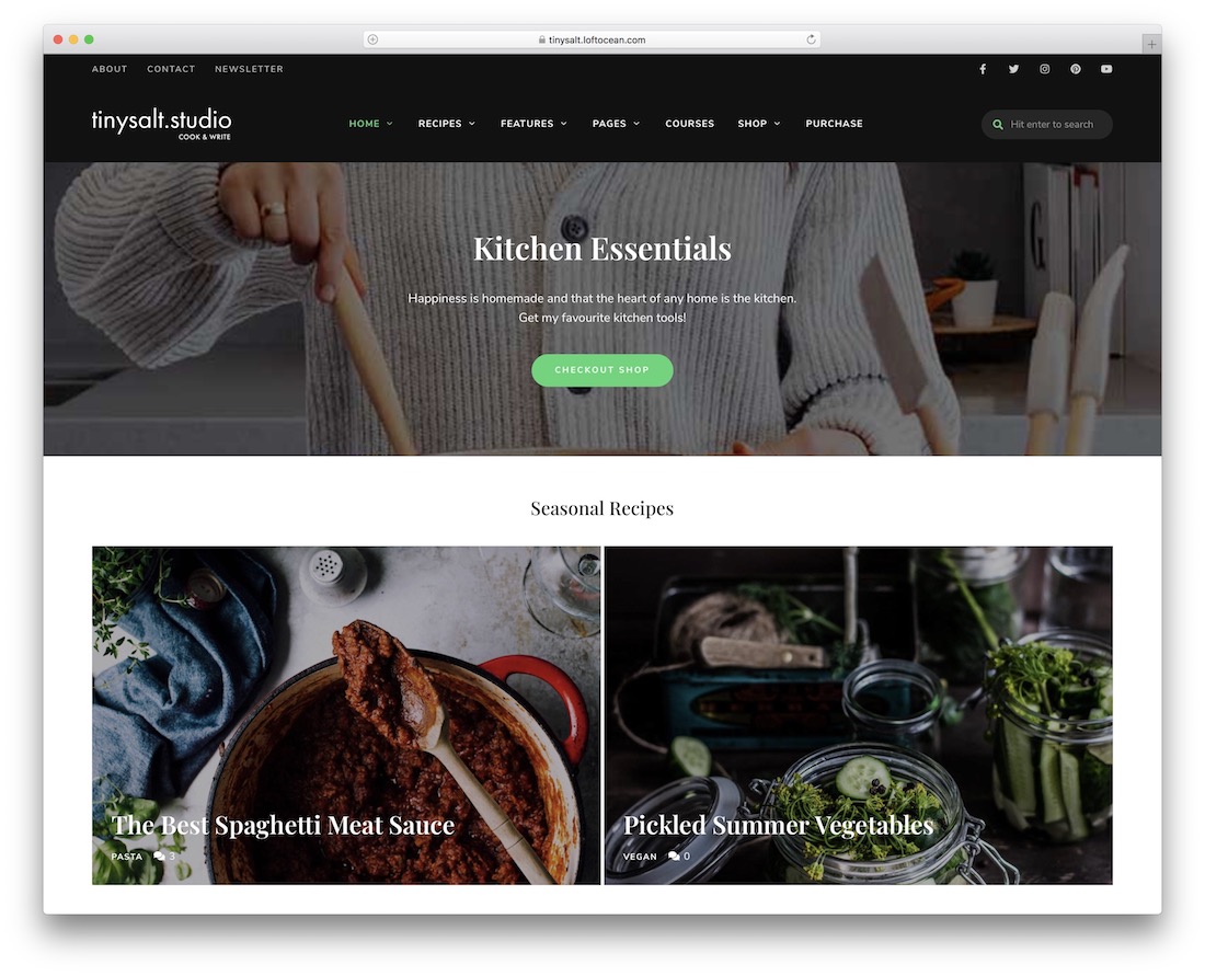 tema wordpress blog pribadi tinysalt