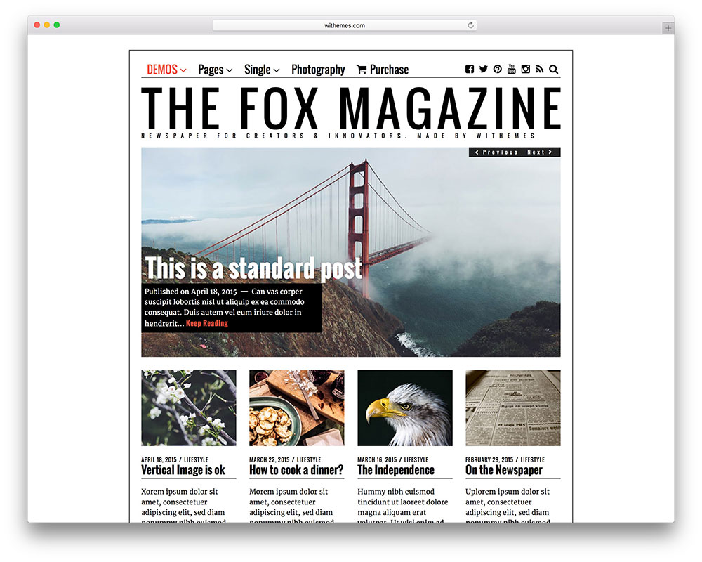 tema-majalah-rubah-untuk-blogger-kreatif