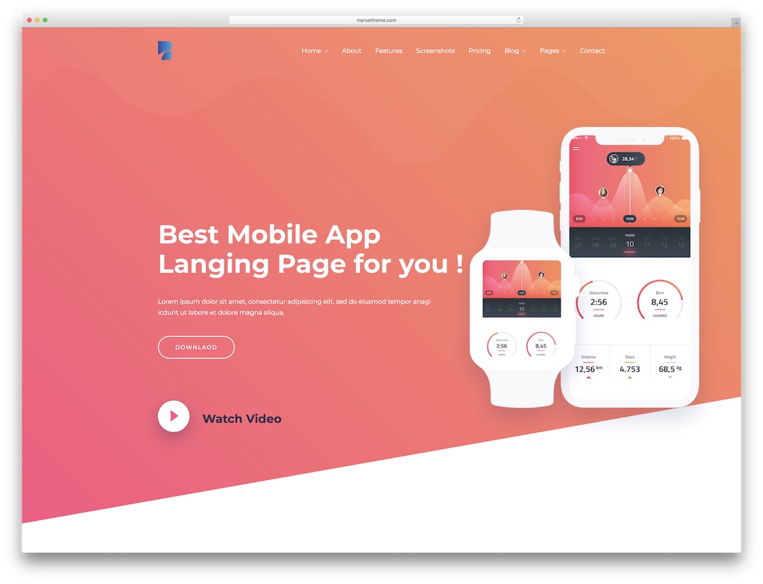 templat situs web perusahaan perangkat lunak bufet