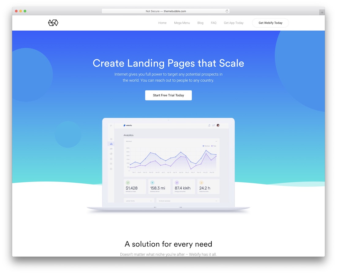 tema teknologi webify wordpress