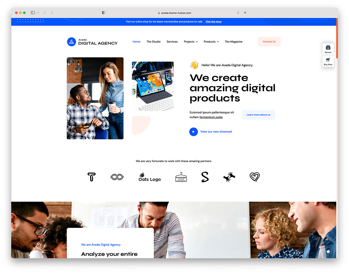 tema teknologi avada wordpress