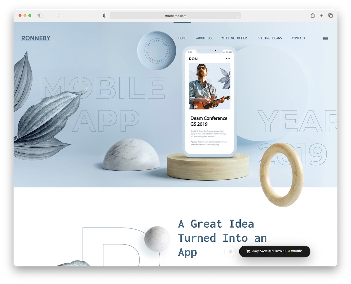 tema teknologi wordpress ronneby