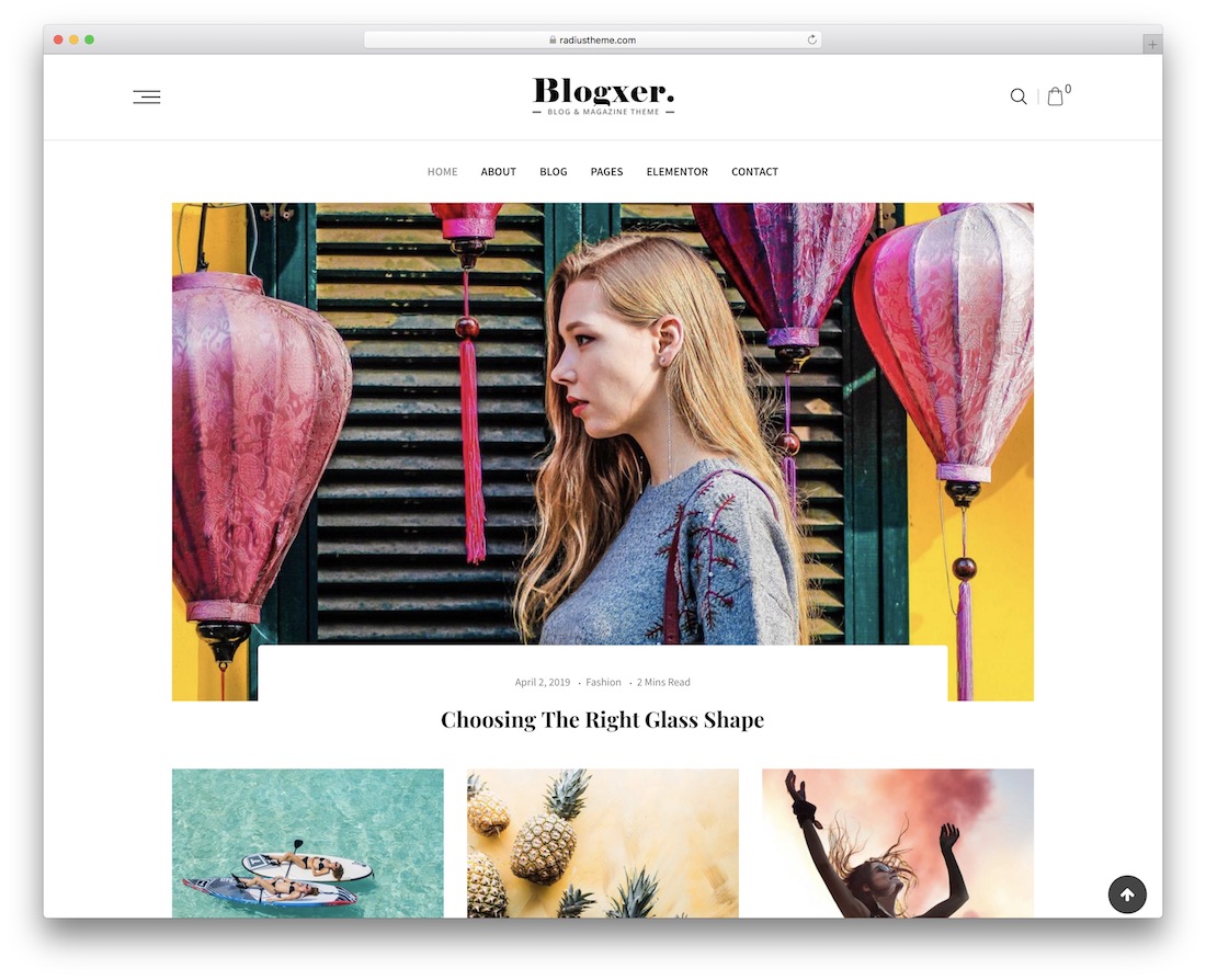 tema wordpress blogxer