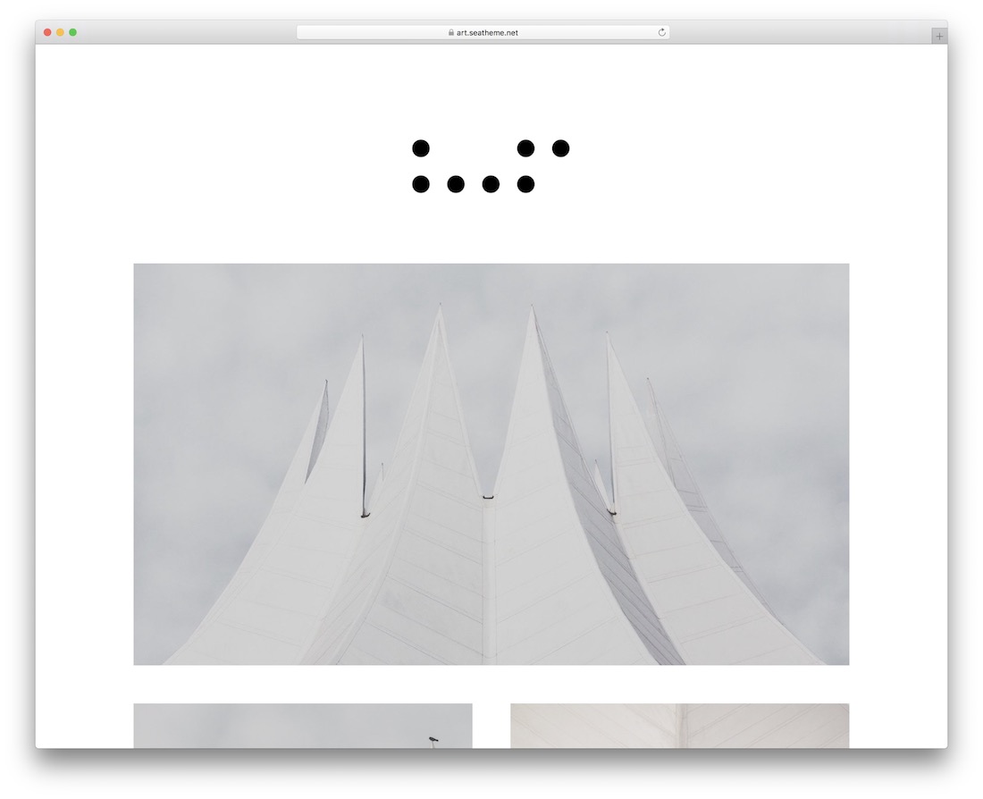 tema wordpress seni sederhana
