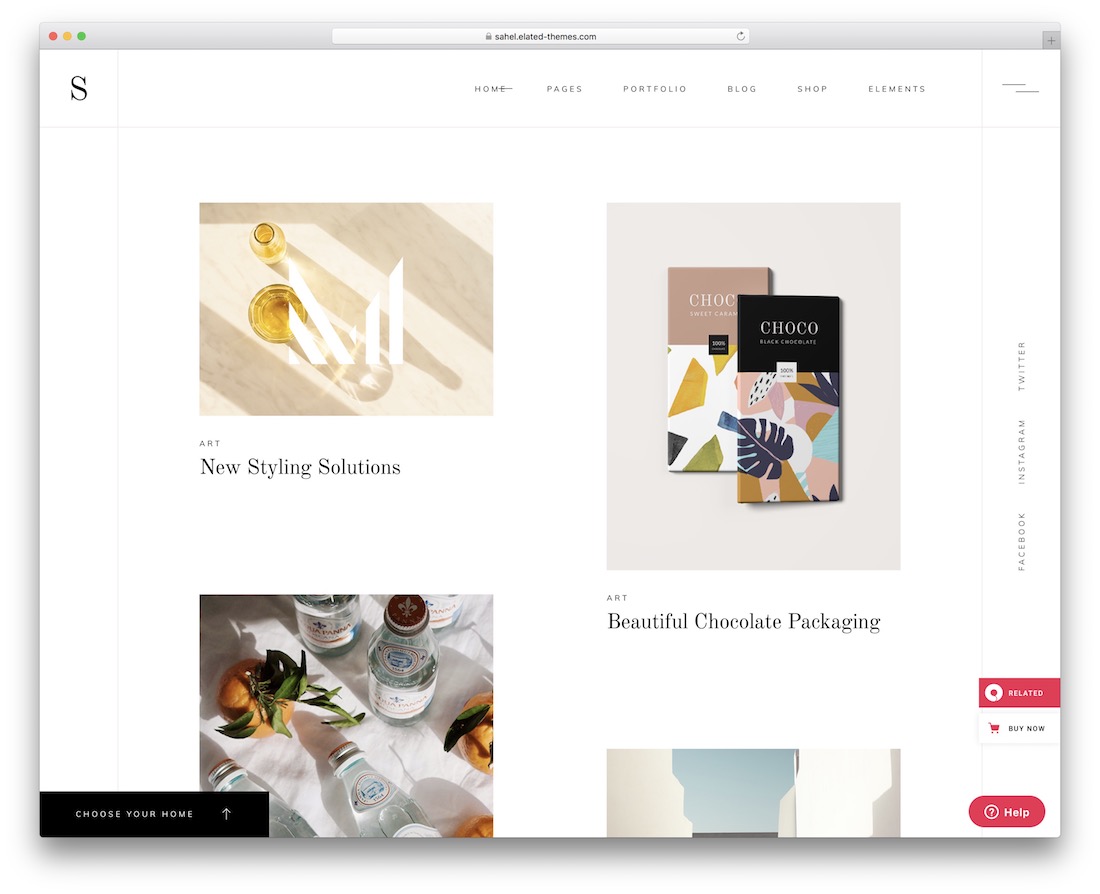 tema wordpress sahel bersih