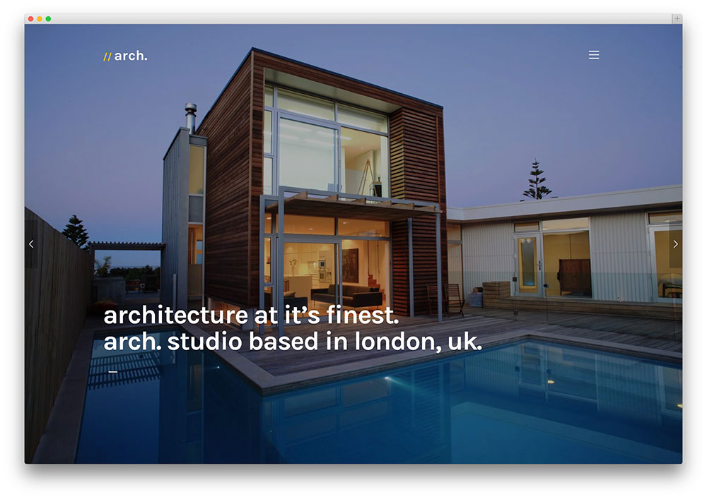 kalium - tema wordpress firma arsitek
