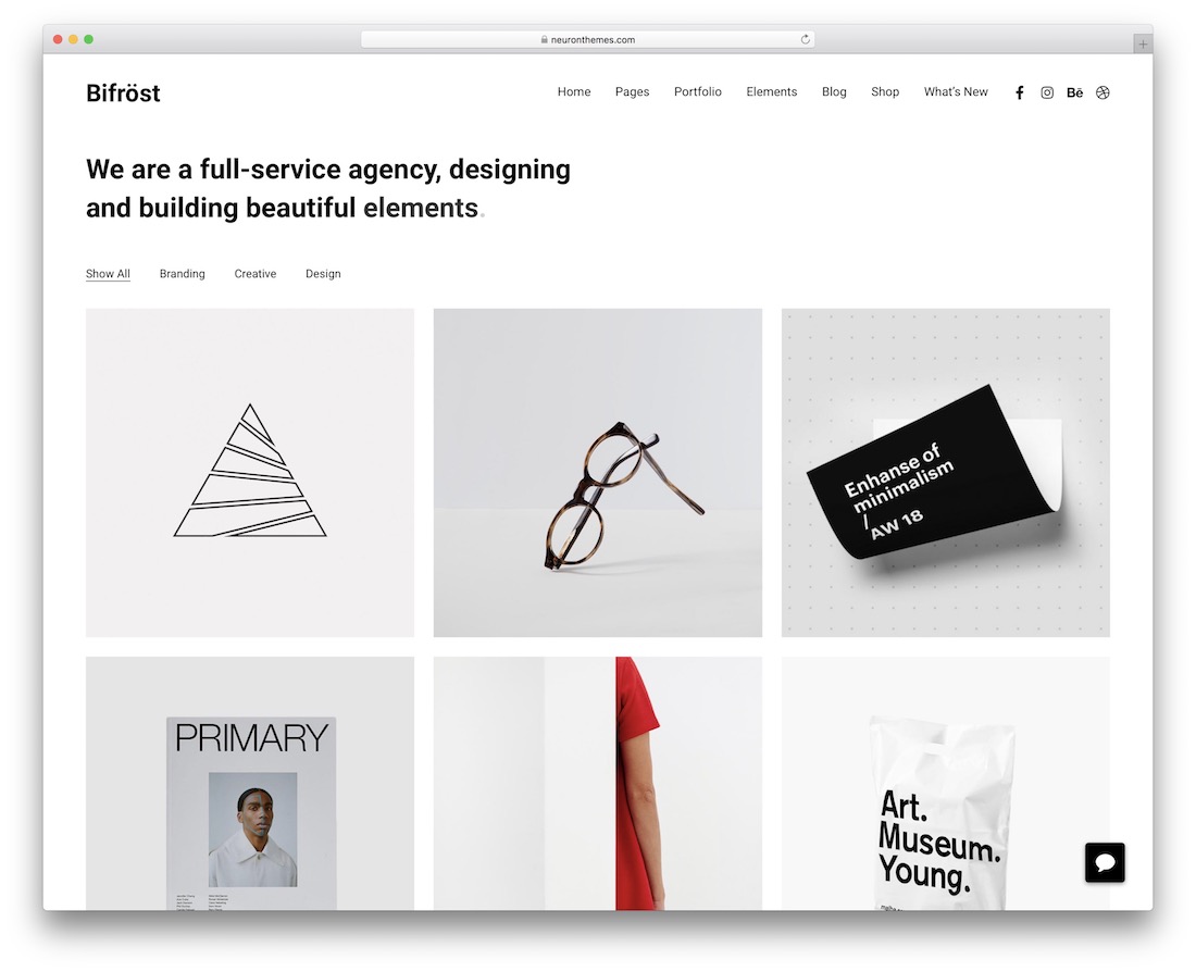 tema wordpress kreatif bifrost