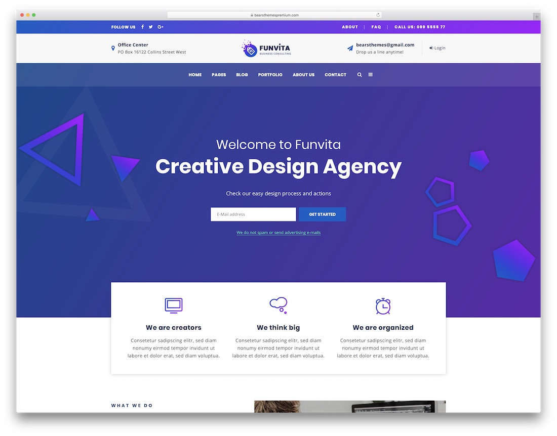 tema wordpress kreatif funvita