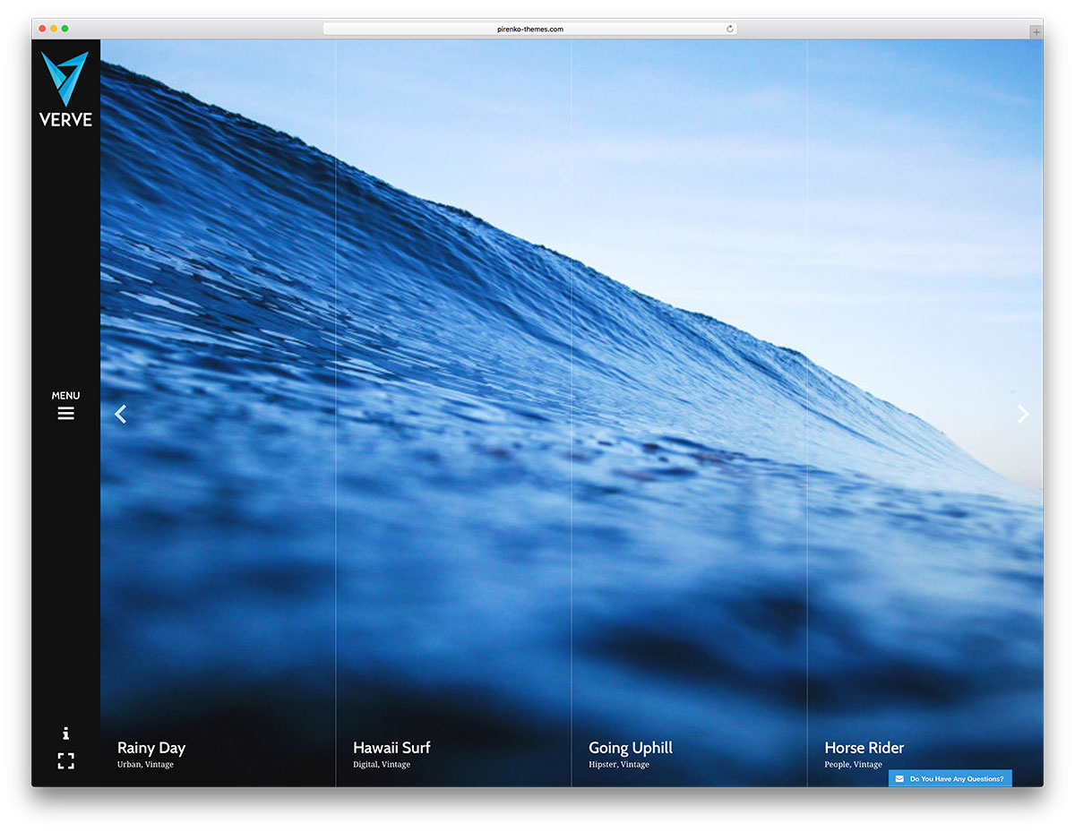verve-layar-penuh-portofolio-templat situs web