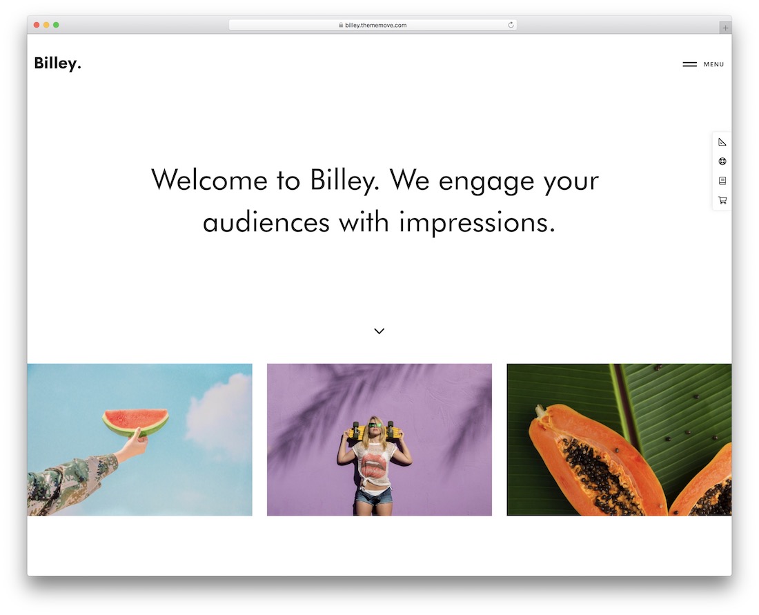 tema wordpress billey kreatif
