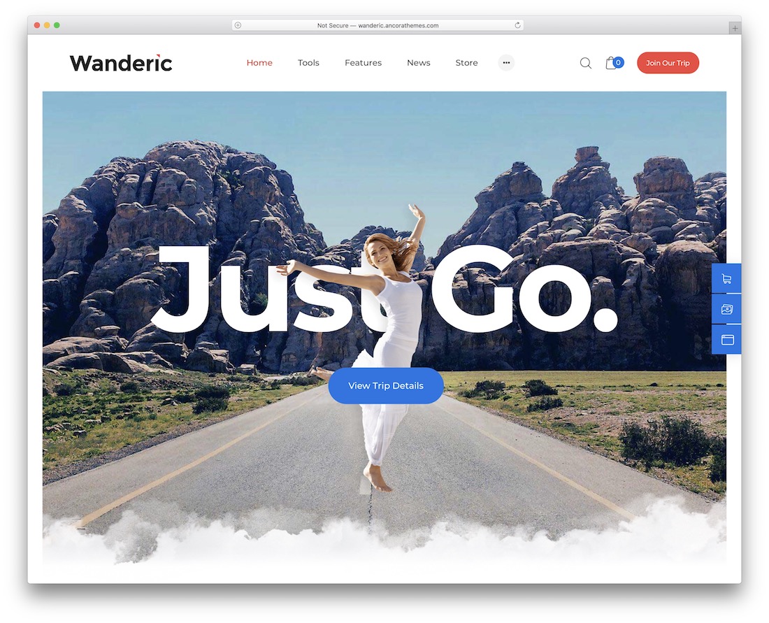 tema wordpress gaya hidup berkelana