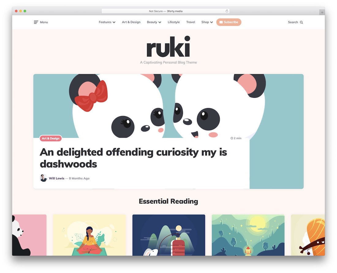 tema wordpress feminim ruki