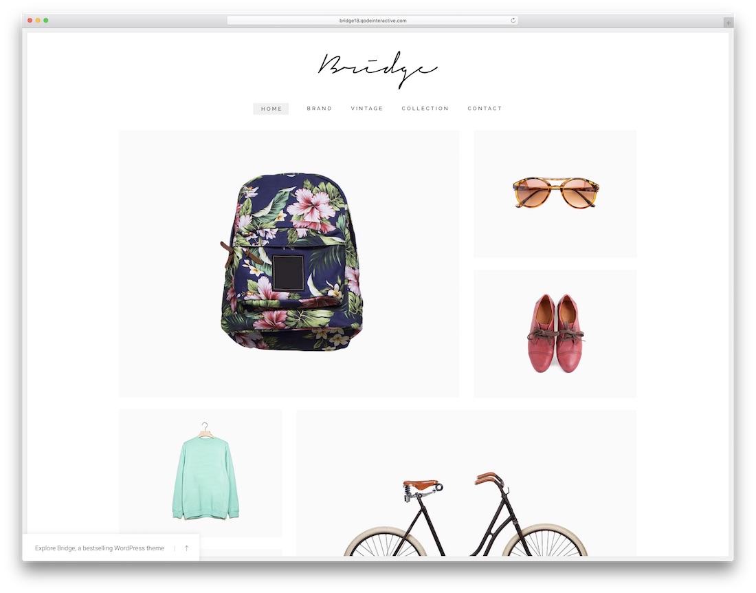 tema wordpress grid masonry grid
