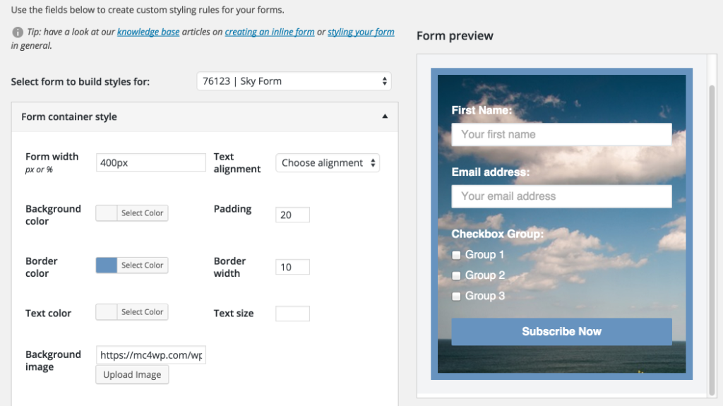 2-06 mailchimp untuk wordpress - misalnya 1