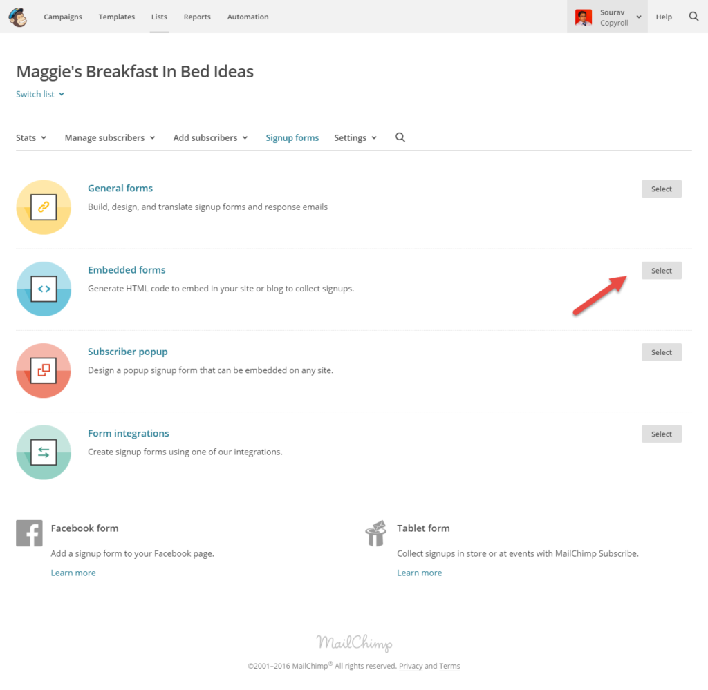 2-03-formulir-pendaftaran-pilih-formulir-pendaftaran-di-mailchimp