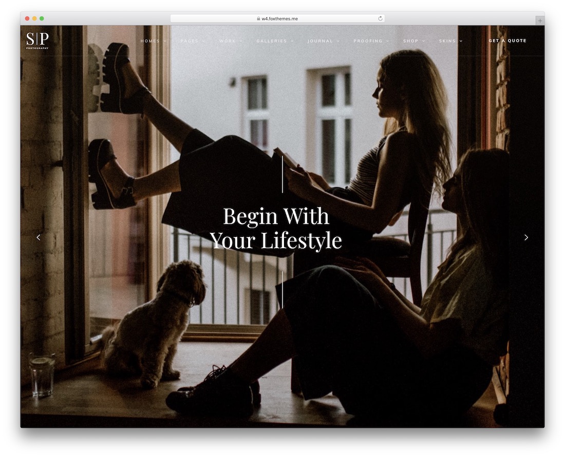 tema wordpress fotografi snapster