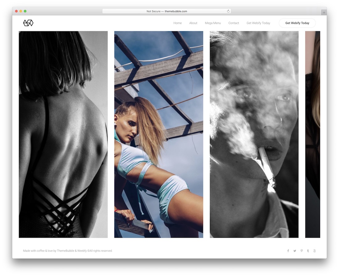 tema wordpress fotografi webify
