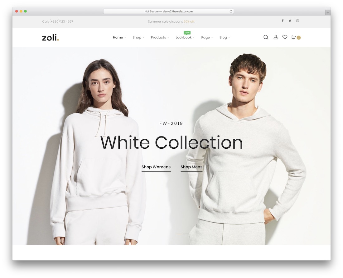 tema wordpress minimalis zoli