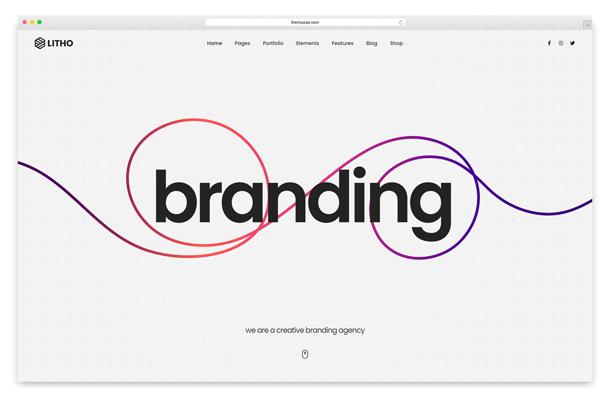 tema wordpress minimalis litho