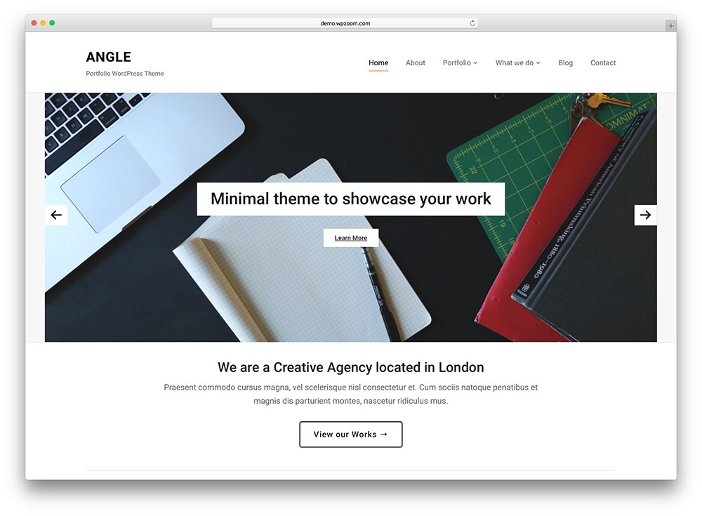 angle - tema blog minimal dan bersih
