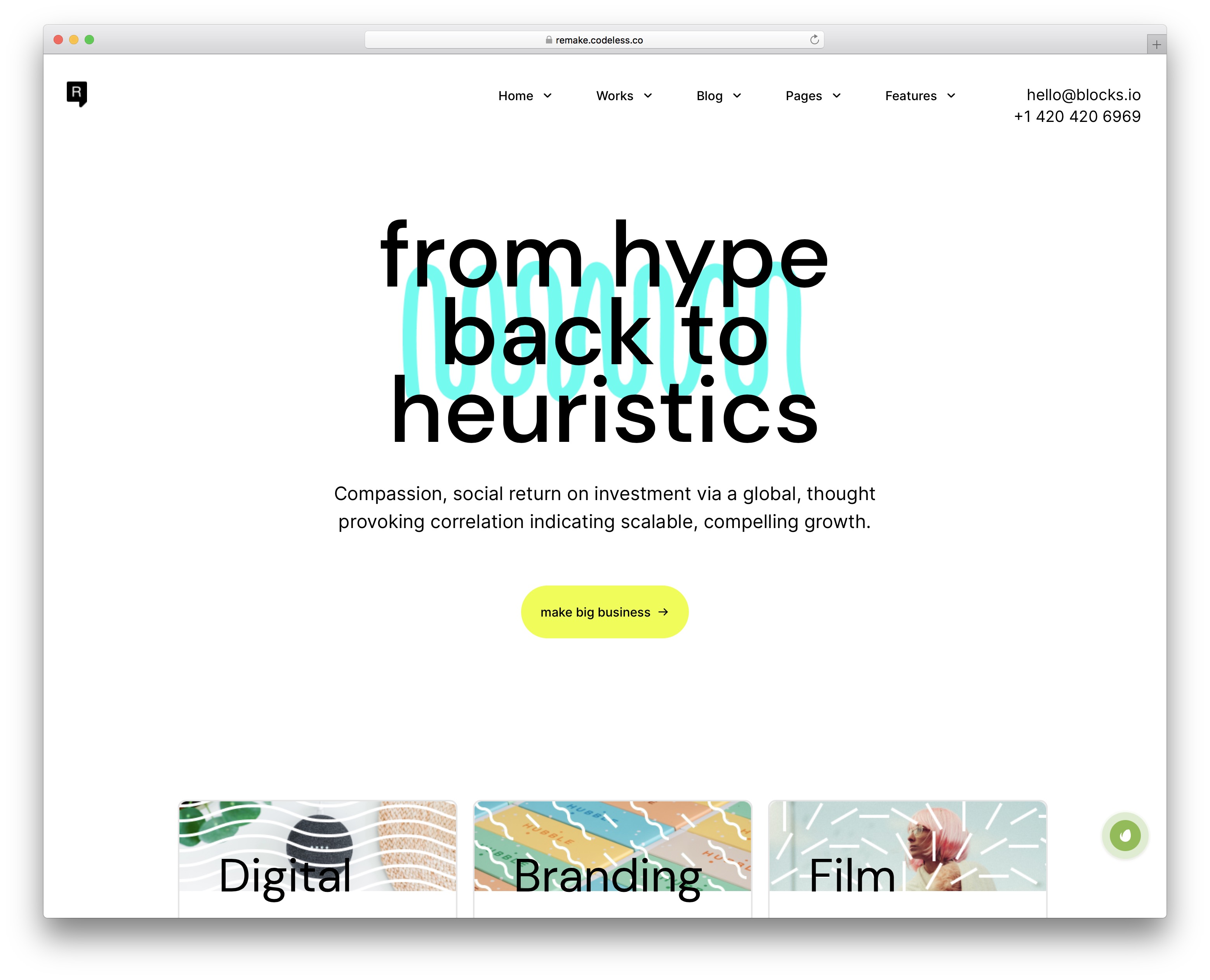 remake tema wordpress minimalis