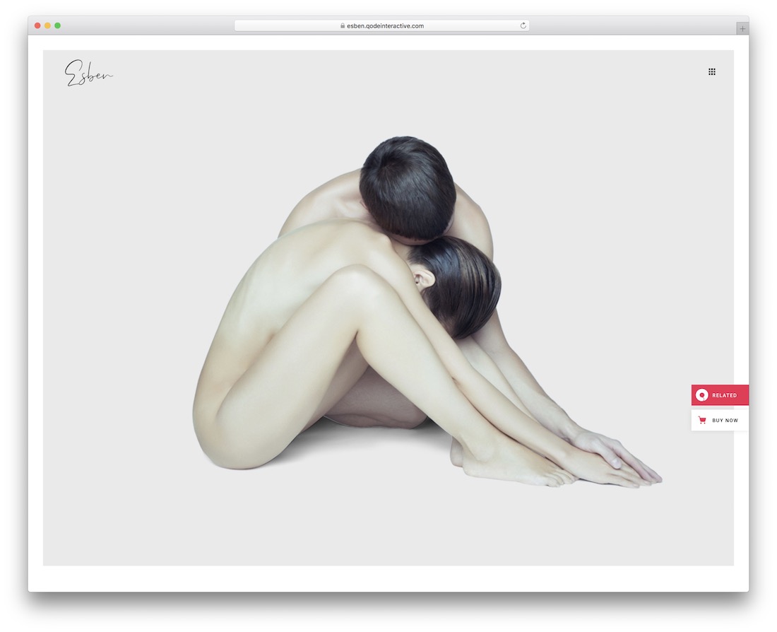tema wordpress minimalis esben