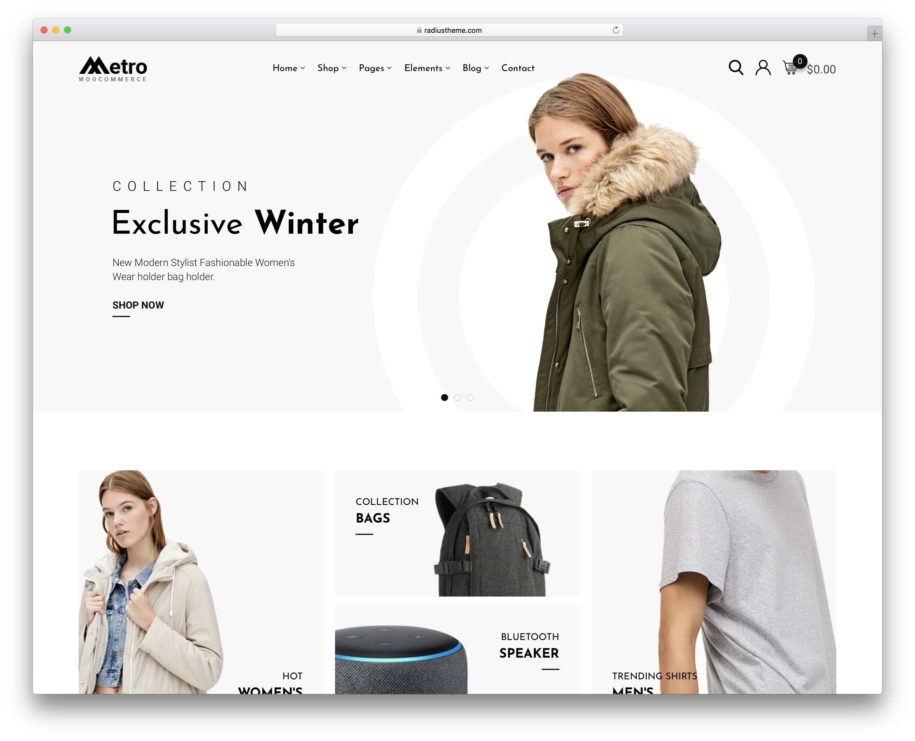 tema wordpress metro minimalis
